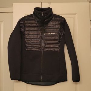 Columbia black zip-up